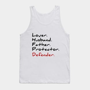 Husband daddy protector hero T-shirt cool Father dad tee Tank Top